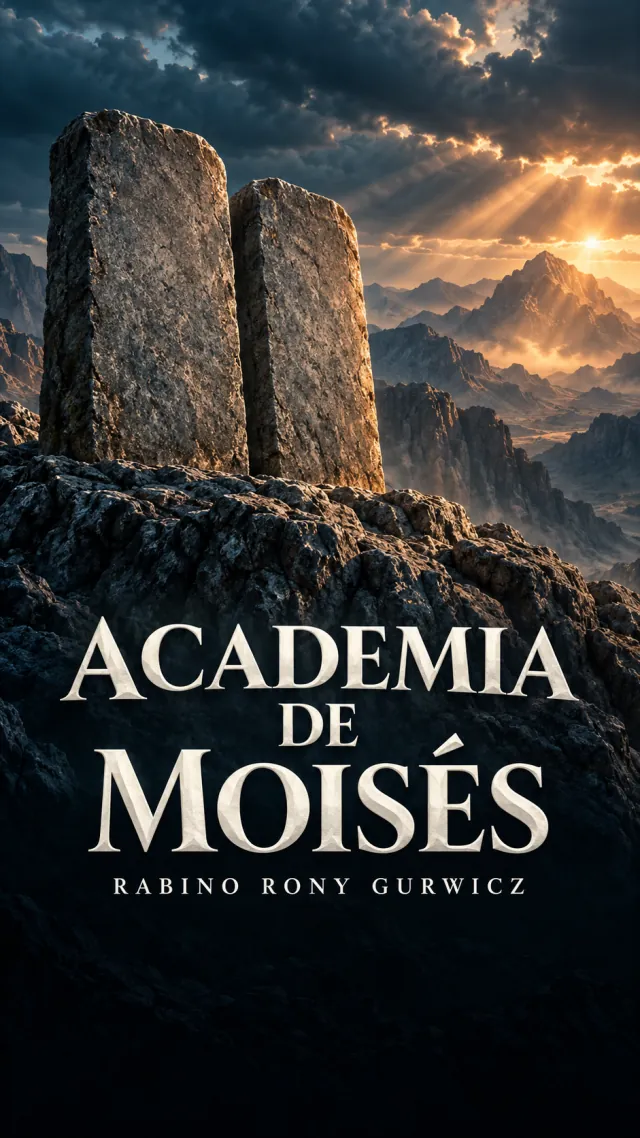 Capa da Academia de Moisés, com Rabino Rony Gurwicz